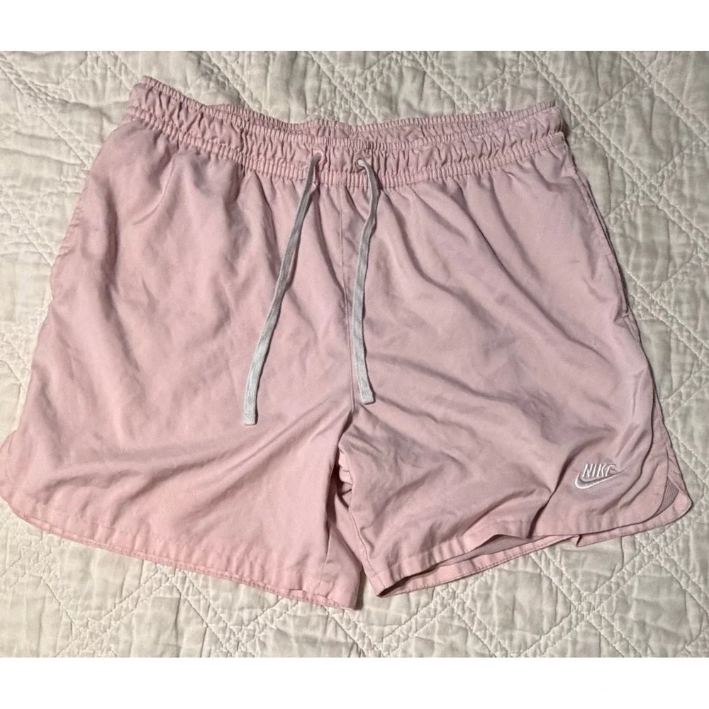 Nike Mens Sportswear Woven Flow Shorts Pink DM6829-686 Size Large